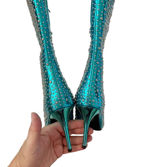 Jeffrey Campbell Iconic Bootie 6.5 Blue NEW - Picture 7 of 8